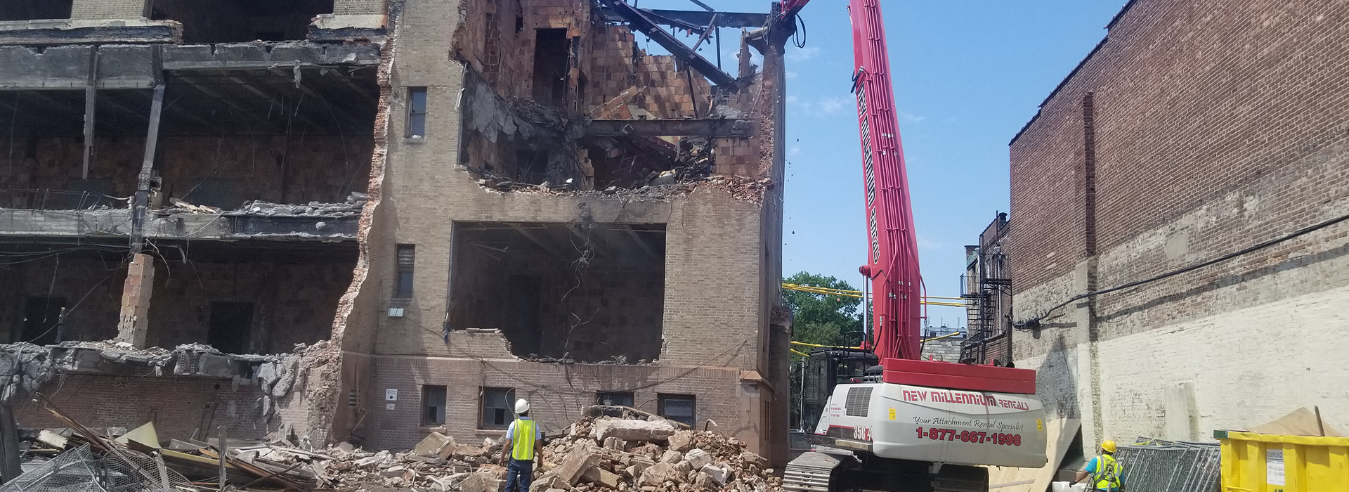 Demolition in Westchester